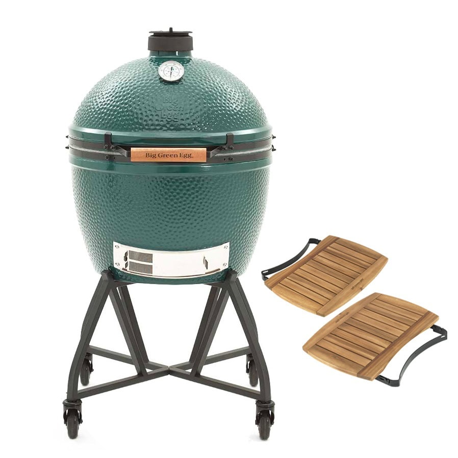 Big Green Egg XL - met intEGGrated handler en acacia zijplankjes - BBQ Experience Center - Afbeelding 2