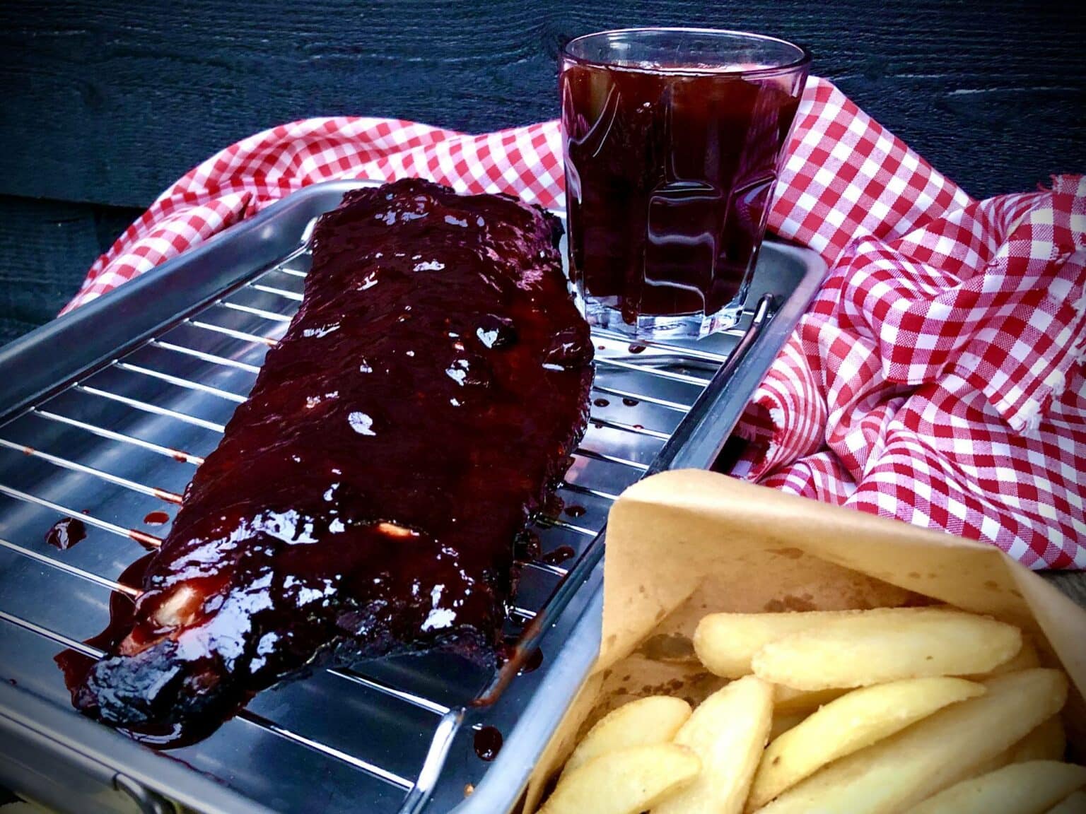 Spareribs kersen