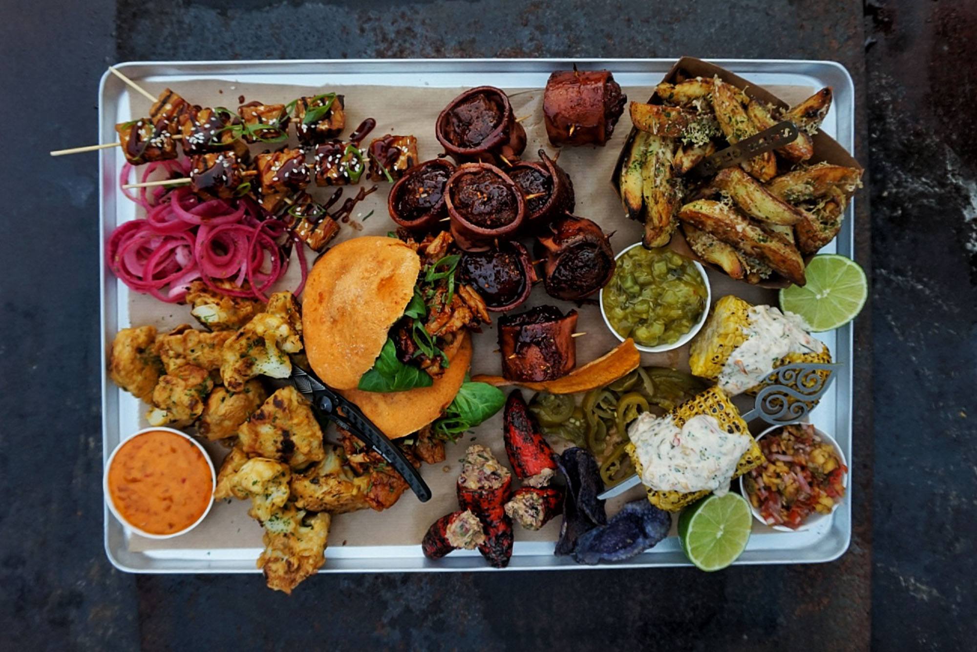 Vegetarische BBQ Platter