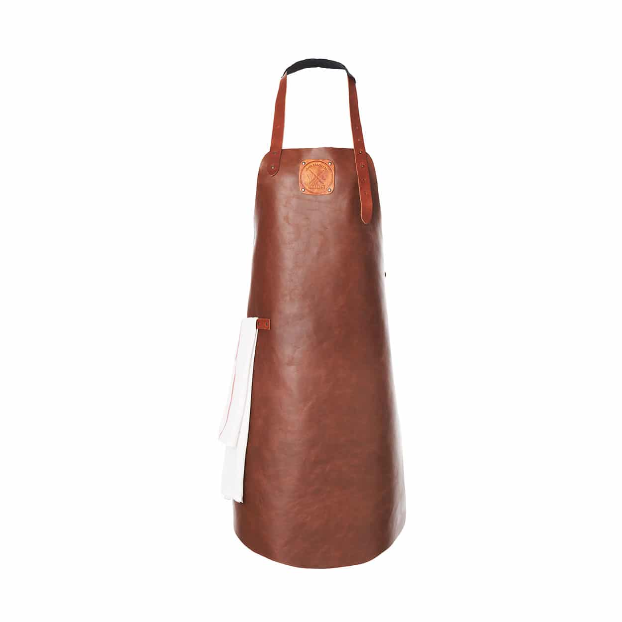 Leren schort cognac Witloft - BBQ Experience Center - Afbeelding 2