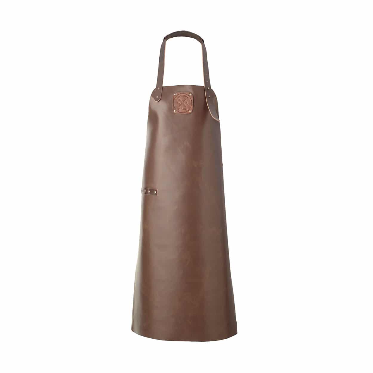 Leren schort donkerbruin Witloft - BBQ Experience Center - Afbeelding 2