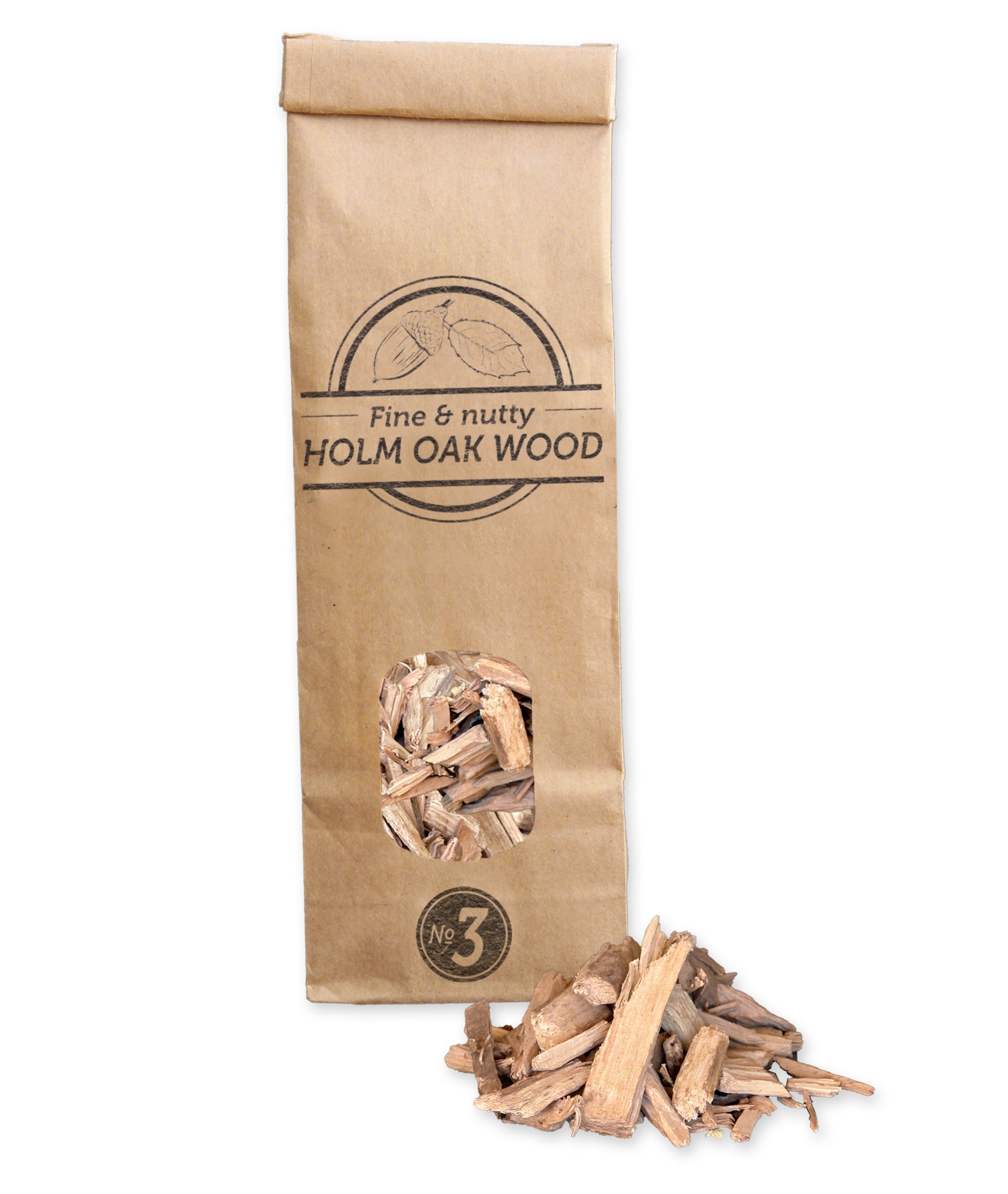 Rooksnippers nr.3 500 ml steeneik Smokey Olive Wood - BBQ Experience Center - Afbeelding 2