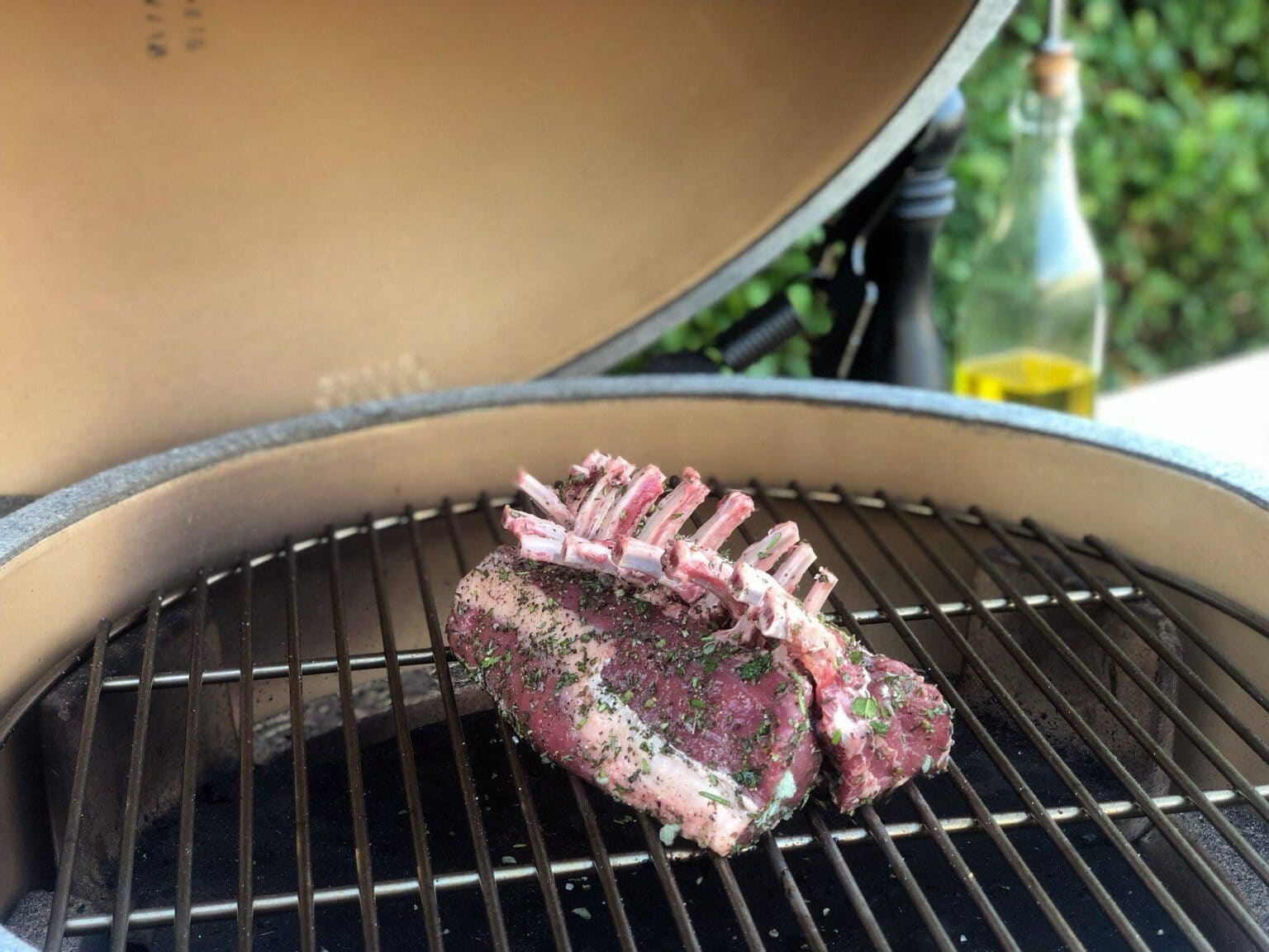 Lamsrack reverse sear uit Nieuw Zeeland