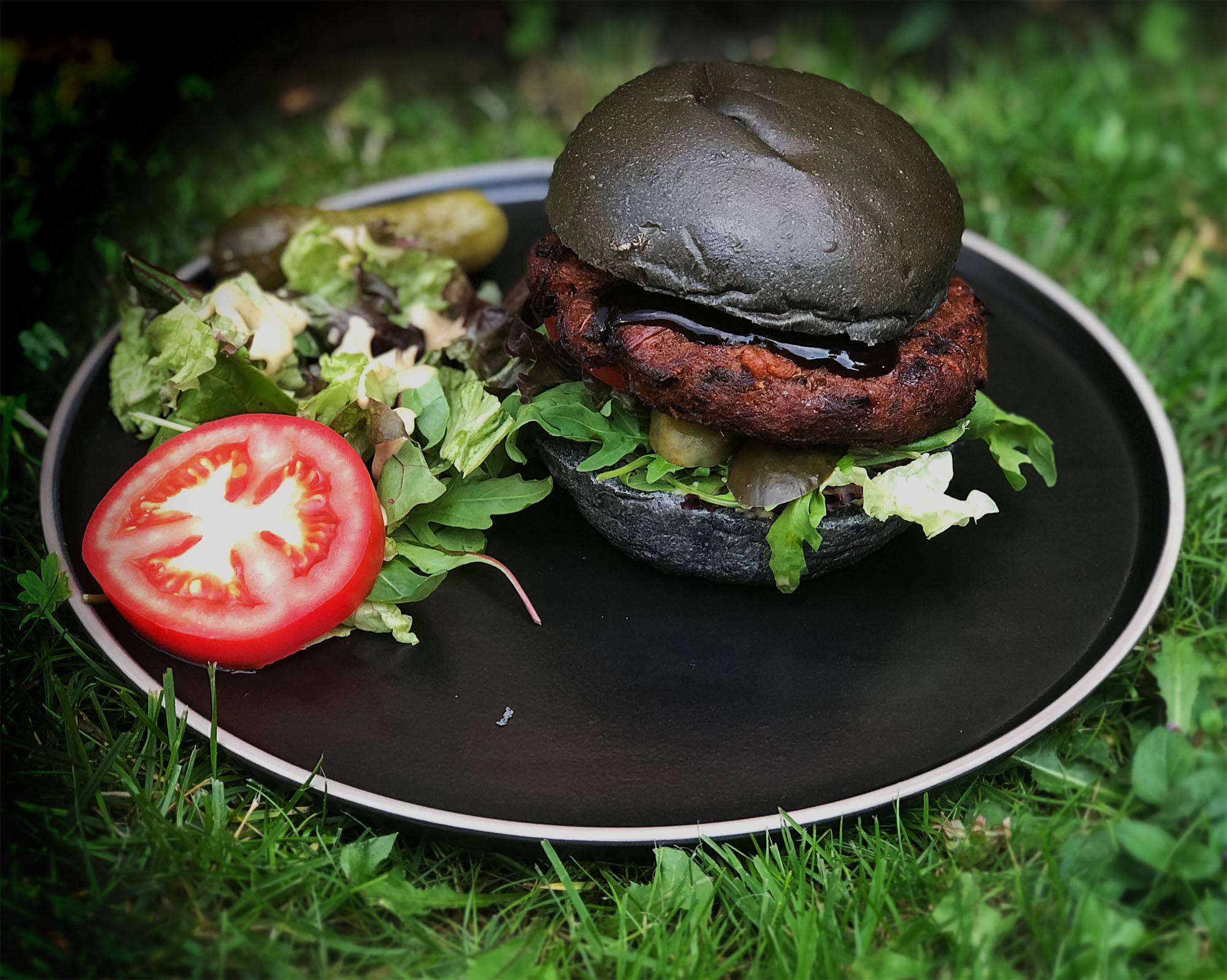 Pulled pork hamburger