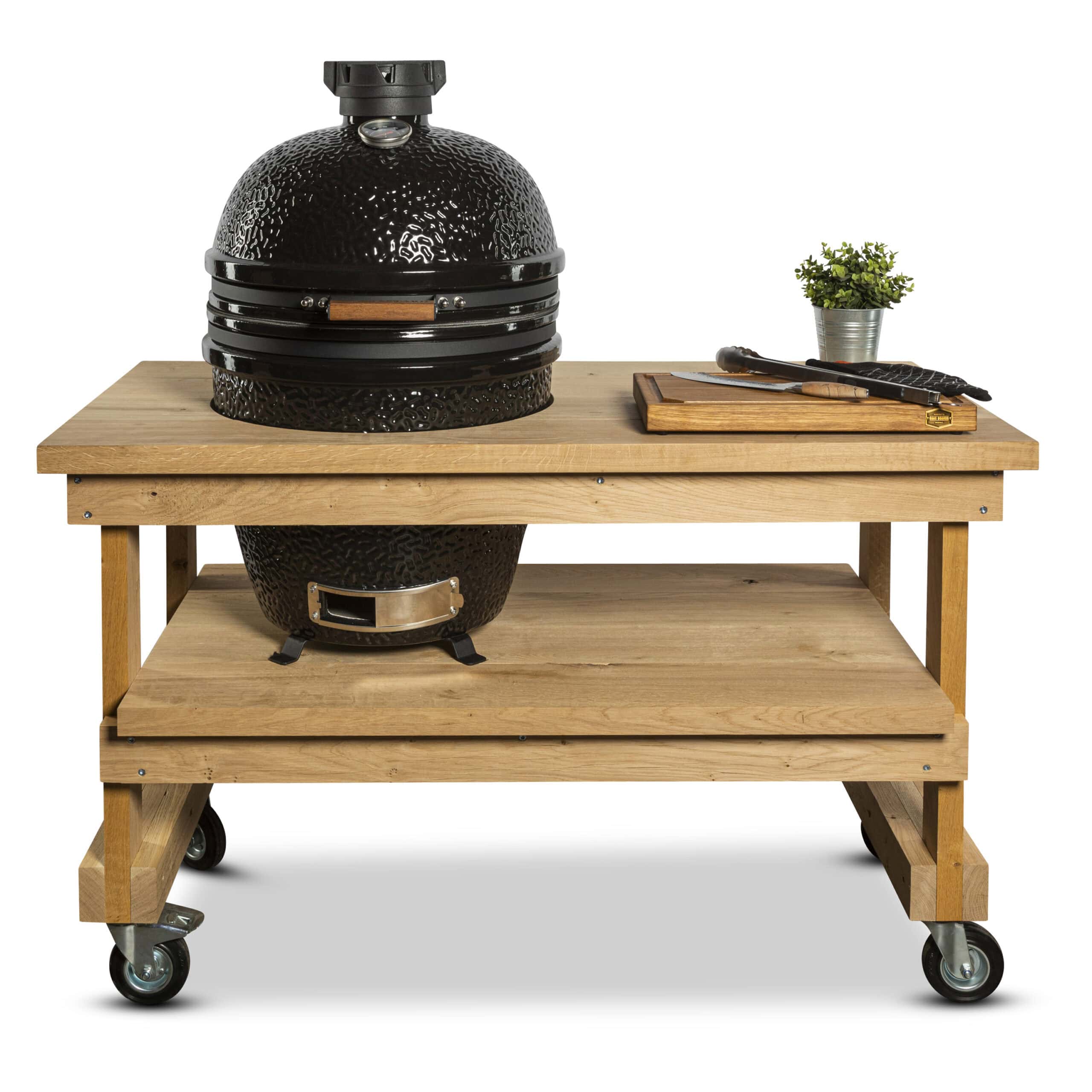 Eiken tafel + Bastard Large - BBQ Experience Center - Afbeelding 2