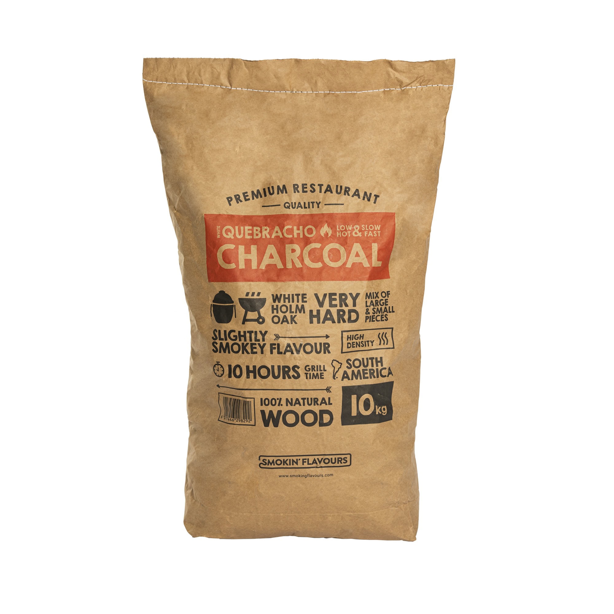 Houtskool Quebracho 10KG (Zuid Amerika) Smokin' Flavours - BBQ Experience Center - Afbeelding 2