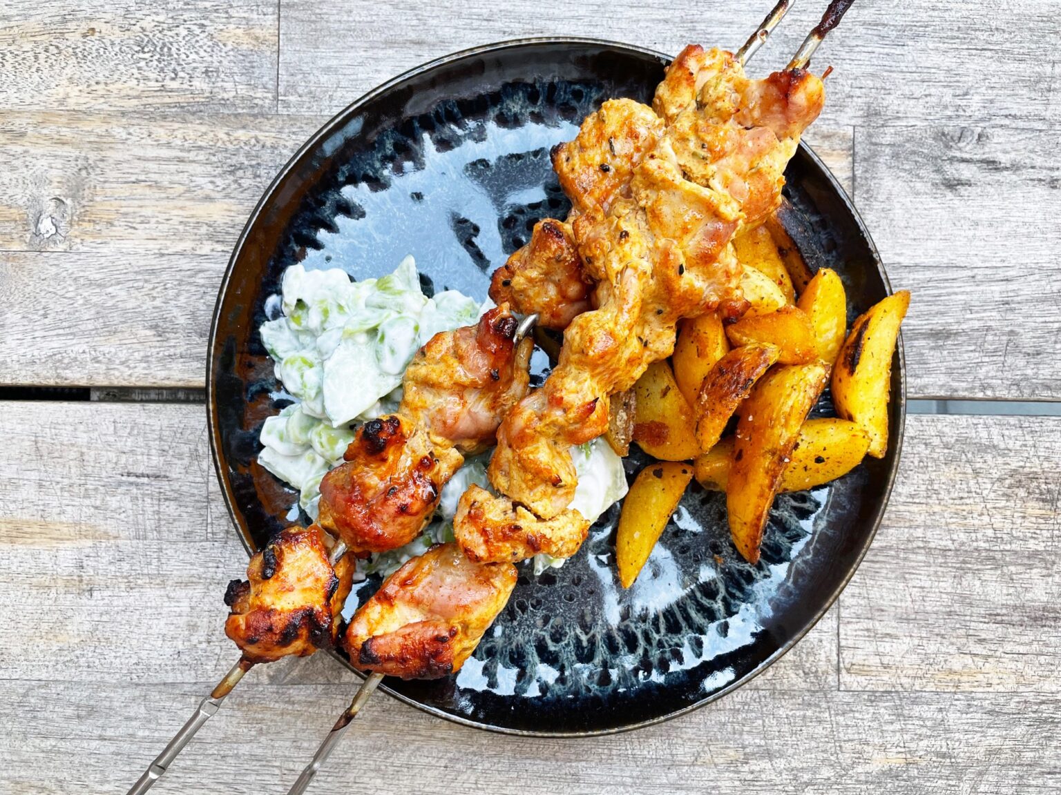 Tandoor kipspiesen
