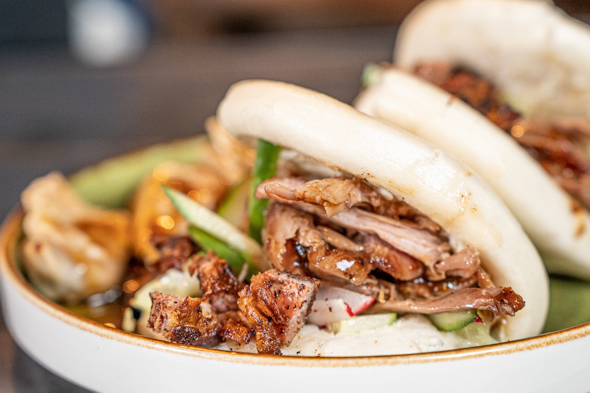 Bao Bun met pulled duck