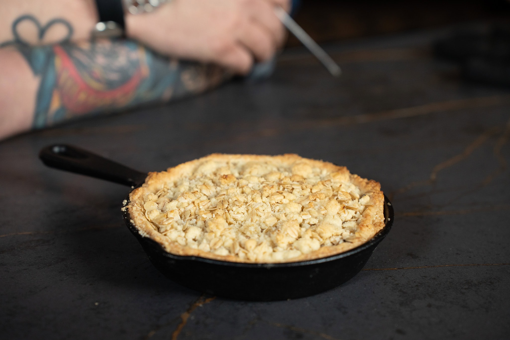 Rabarber crumble