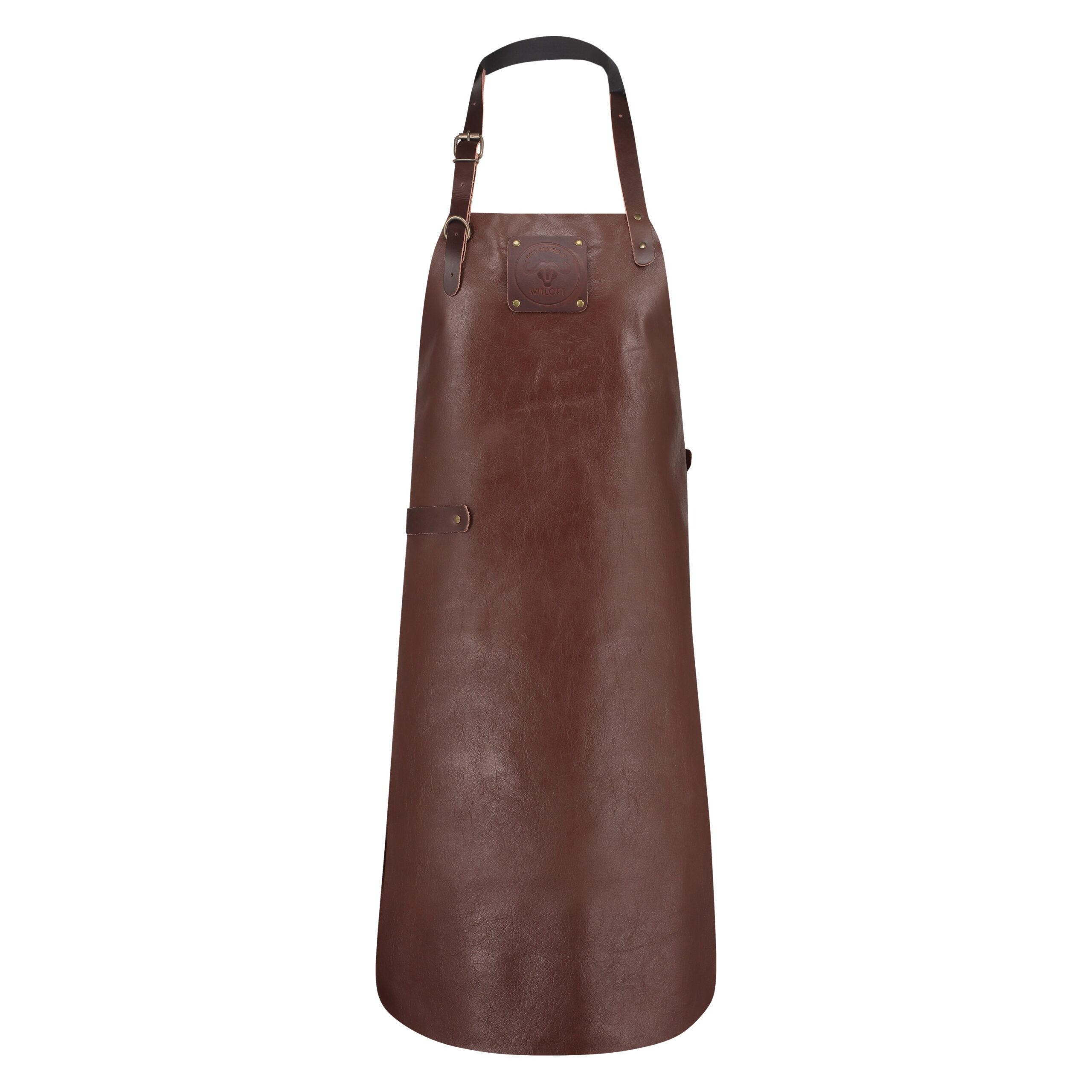 Leren buffalo schort Chocolat Witloft - BBQ Experience Center - Afbeelding 2