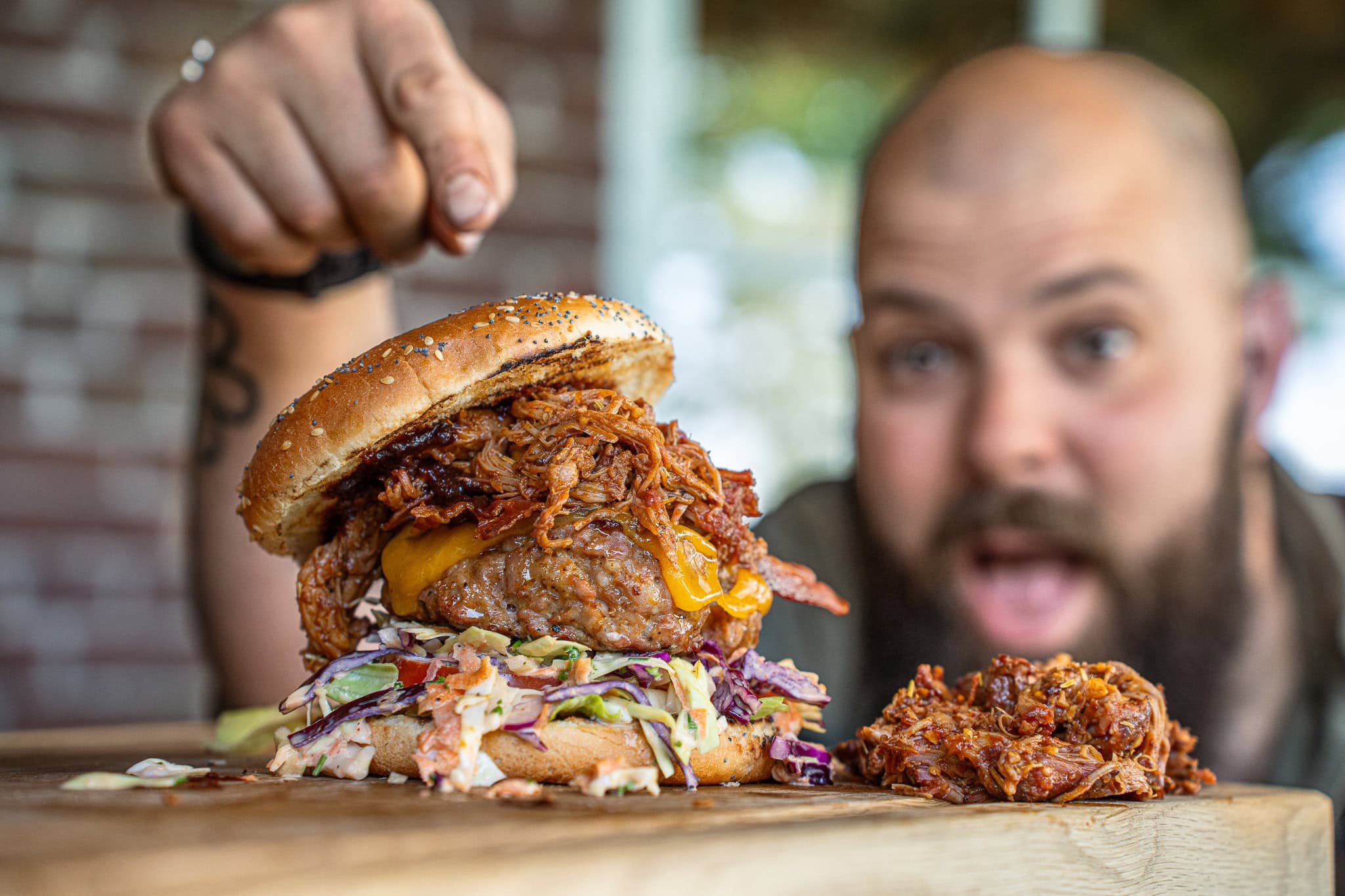 Ultieme Pulled Pork Burger