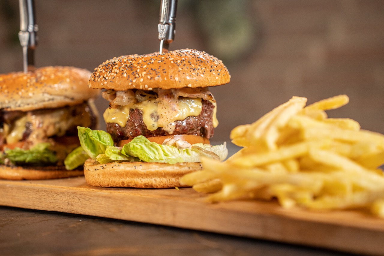 Klassieke BBQ hamburger