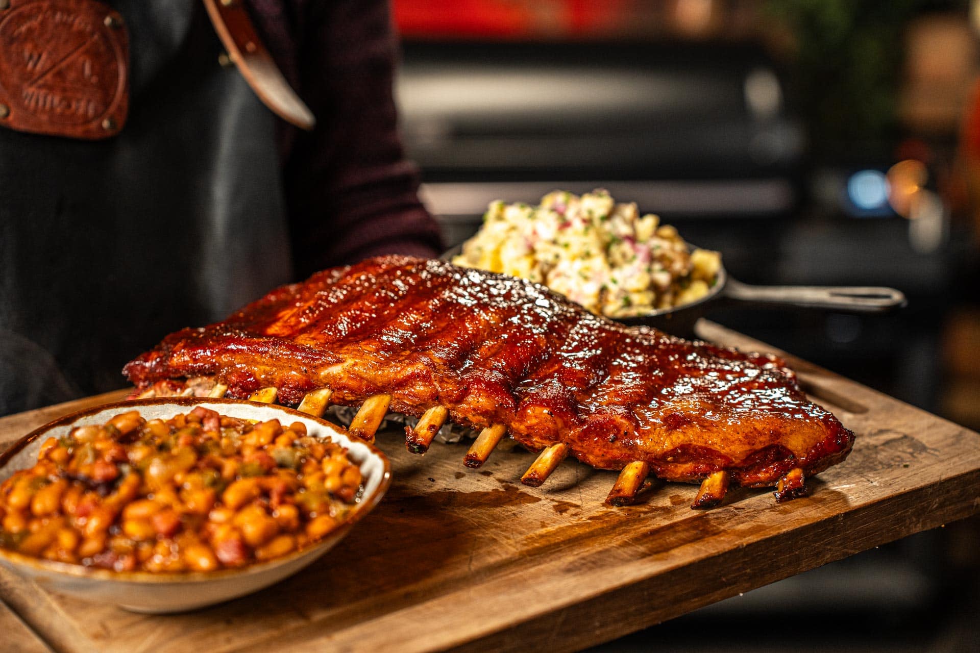 Baked beans salad
