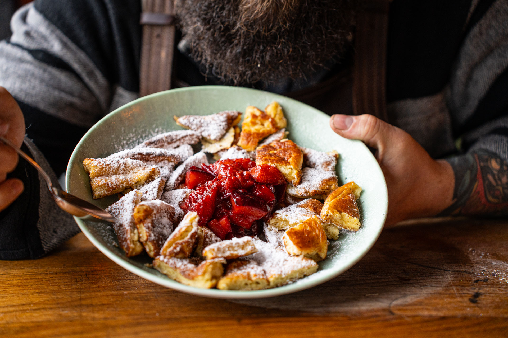Kaiserschmarrn op de kamado