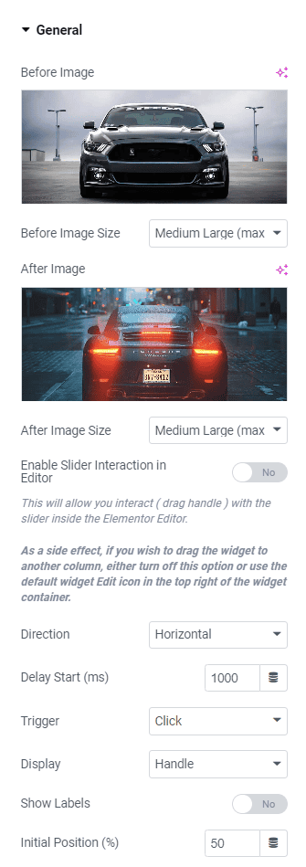 before and after comparison showing transformation of auto-generated business slides with PageOn.ai interface visible