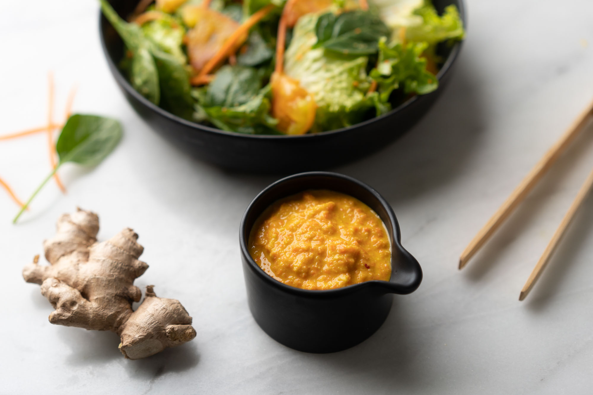 Japanese Ginger Salad Dressing Recipe - Hungry Huy