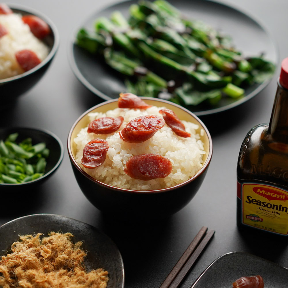 Chinese Sausage with Sticky Rice (Xôi Lạp Xưởng)-image