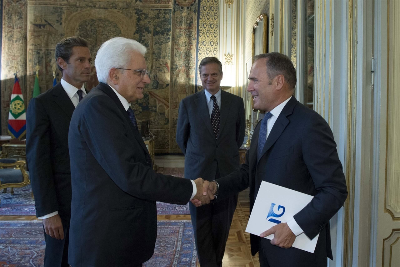 180° anniversario Italgas: Presidente e Amministratore Delegato ricevuti al Quirinale