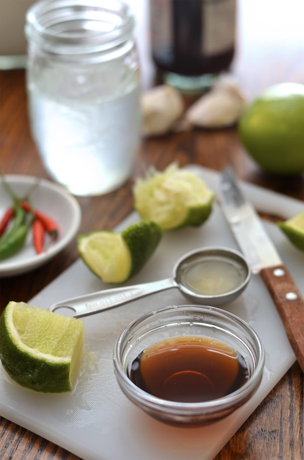 fish sauce lime juice brown sugar dressing Fish Sauce Lime Vinaigrette