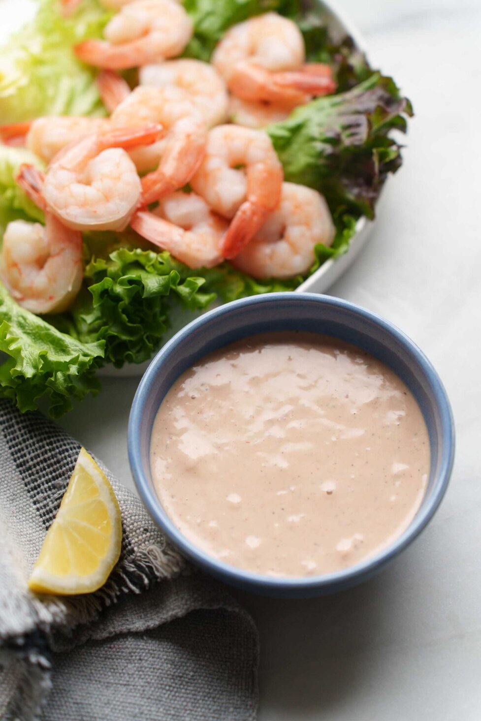 shrimp cocktail with thousand island dressing Bayou Shrimp Cocktail