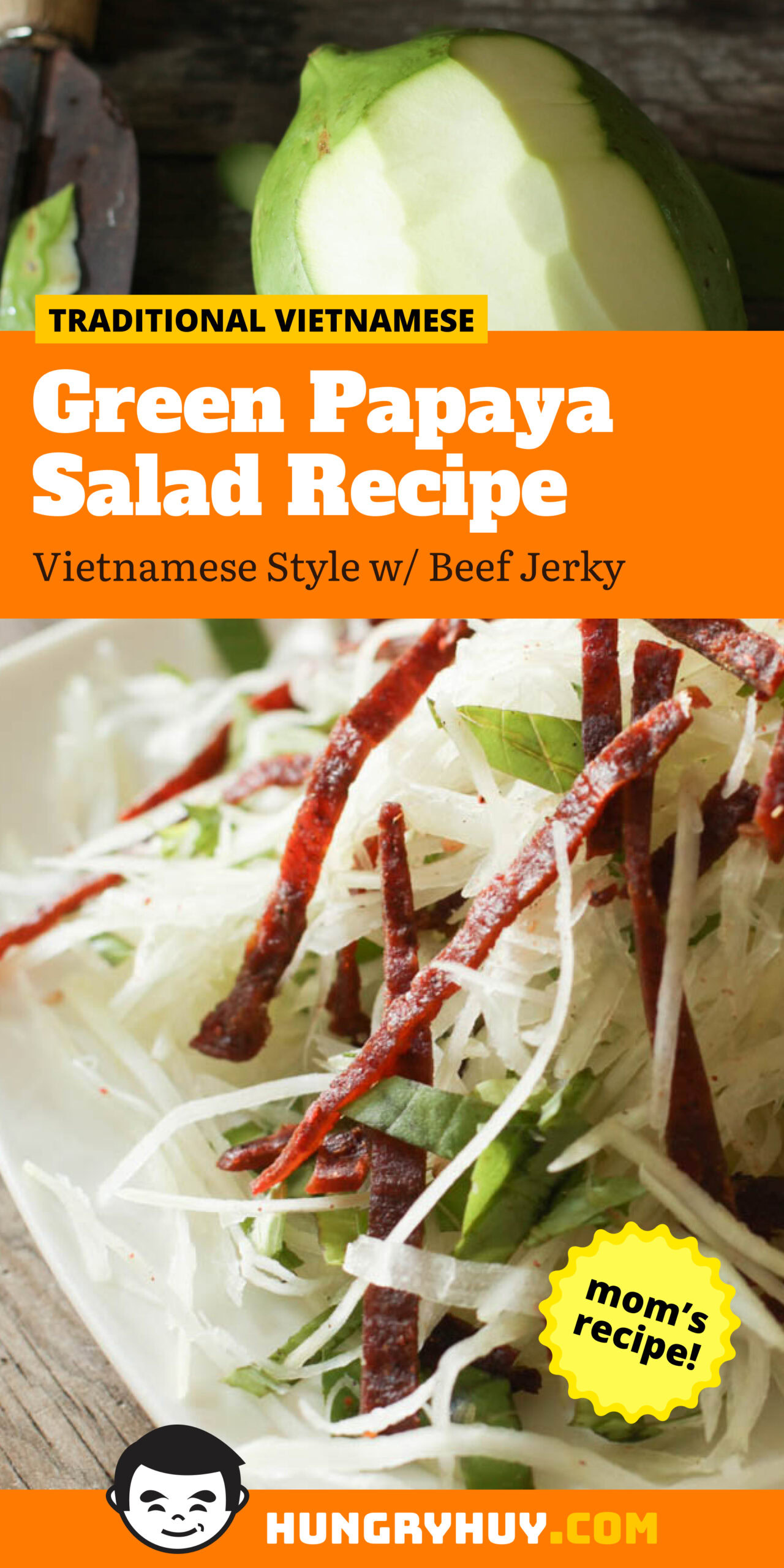 vietnamese green papaya salad dressing Vietnamese Green Papaya Salad