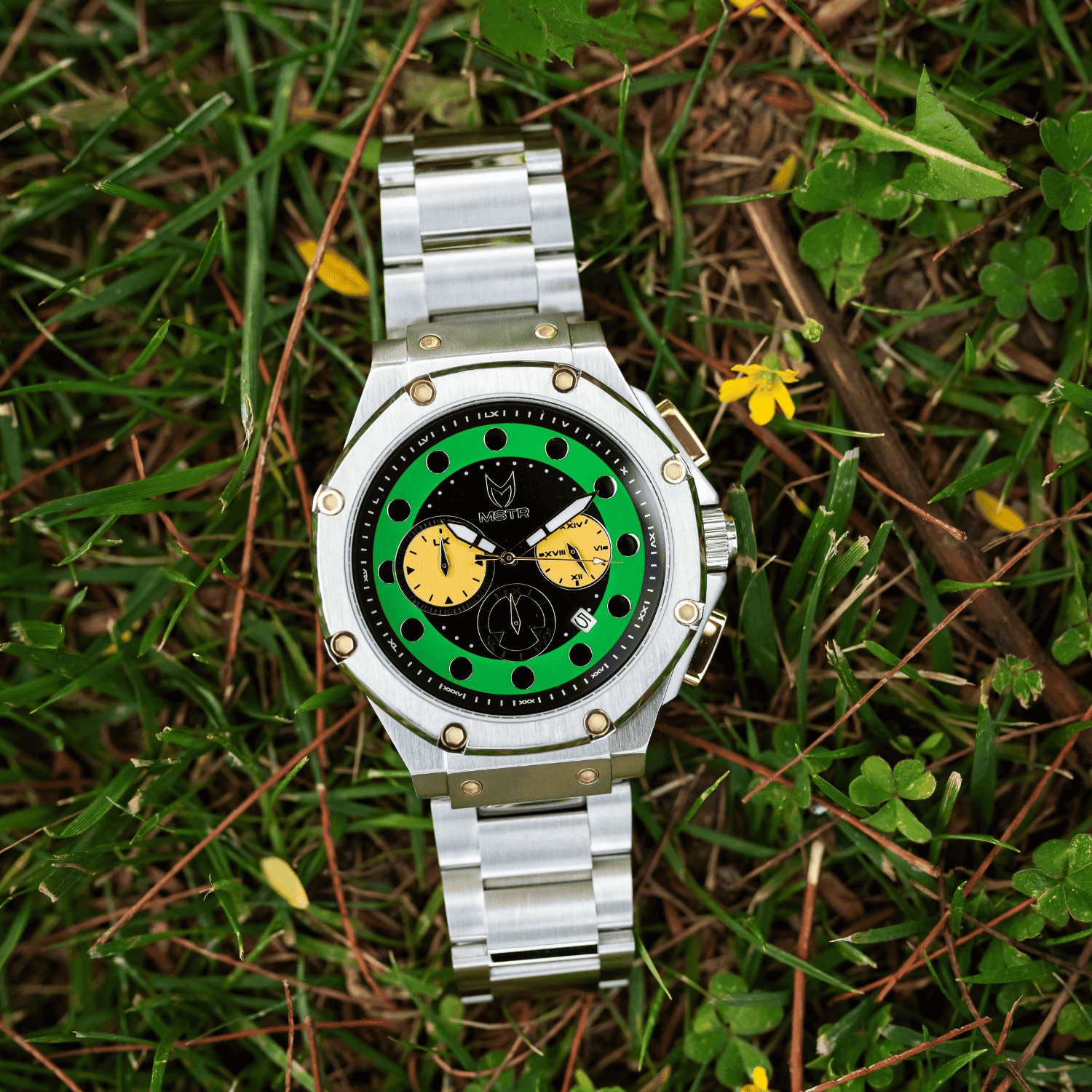 Silver & Green