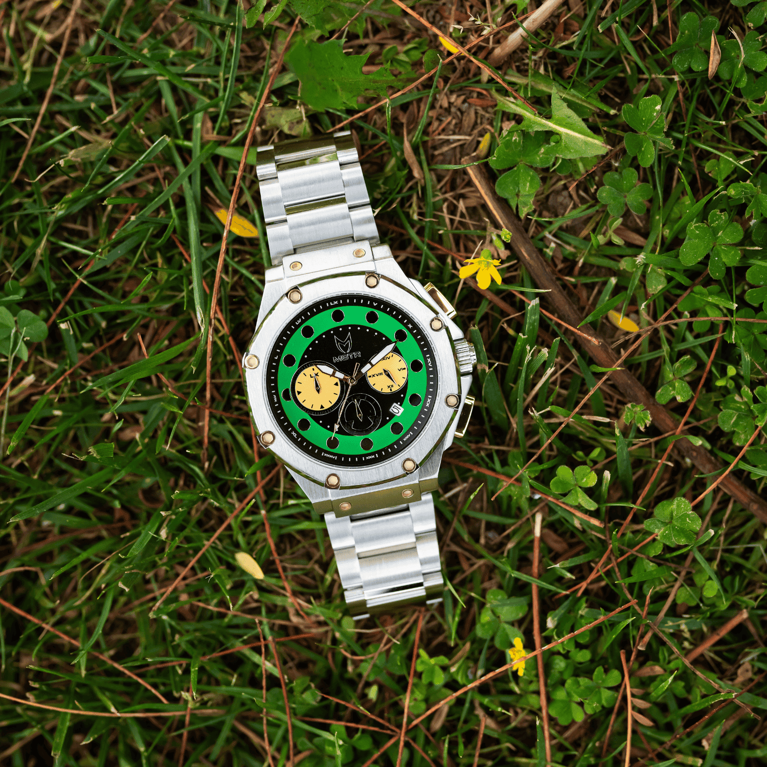 Silver & Green
