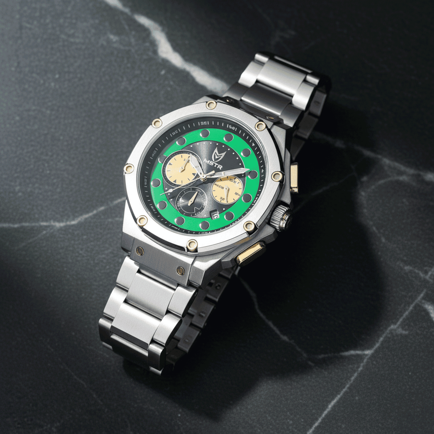 Silver & Green