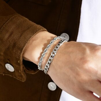 Armband Set - Cuban + Rope (Gratis)