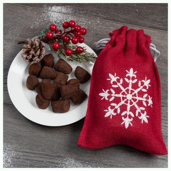 A Christmas Bag of Luxury Cocoa Dusted Truffles (250g)