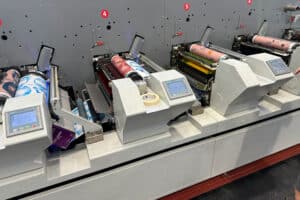 Tikedo upgraded 7 of their flexo machines with GEW's AeroLED. These were an ABG press, an Omet X6, and 5 Nilpeters, including an FA4, an FBZ and three FB machines.