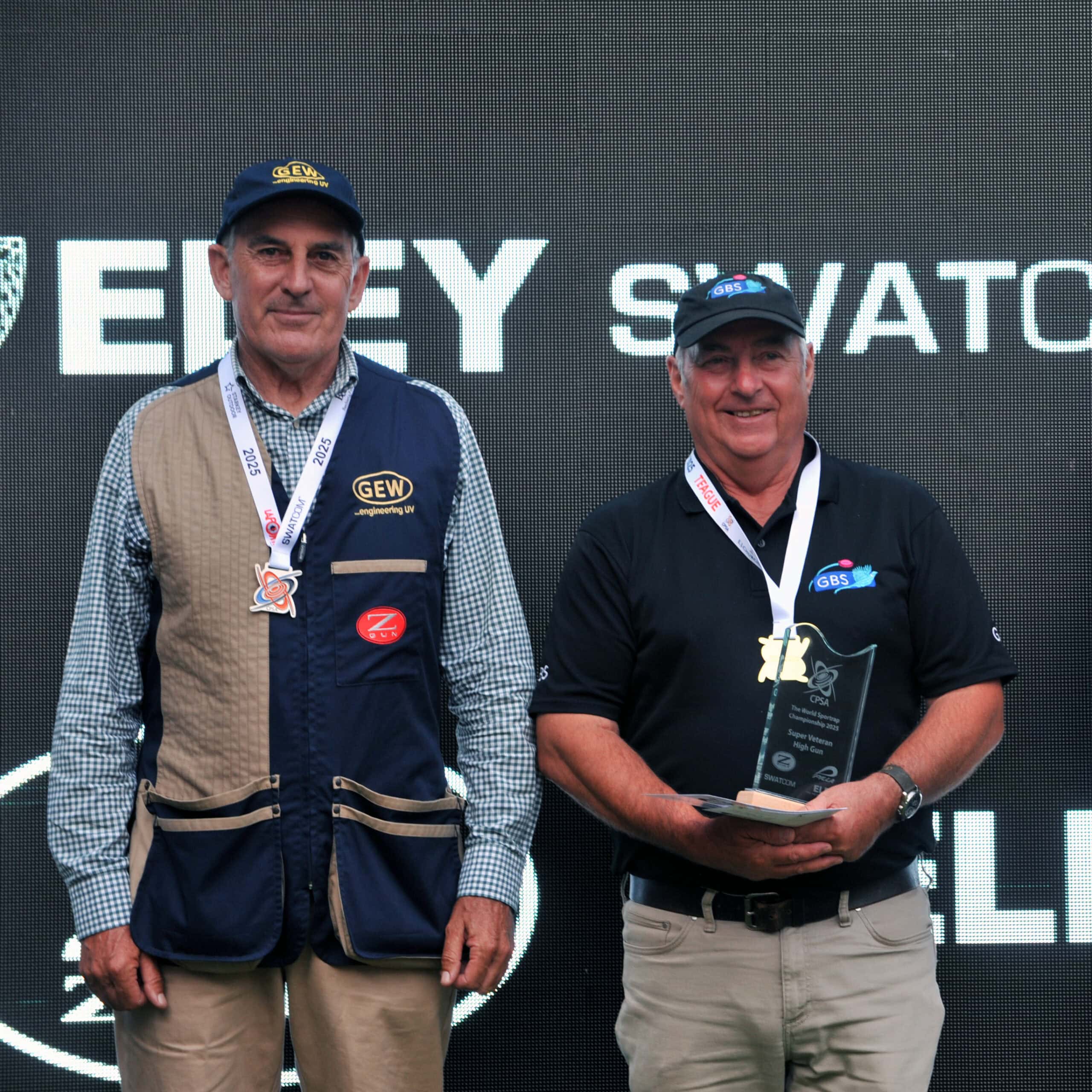 Stuart Clarke gets the silver medal at the World Sportrap.