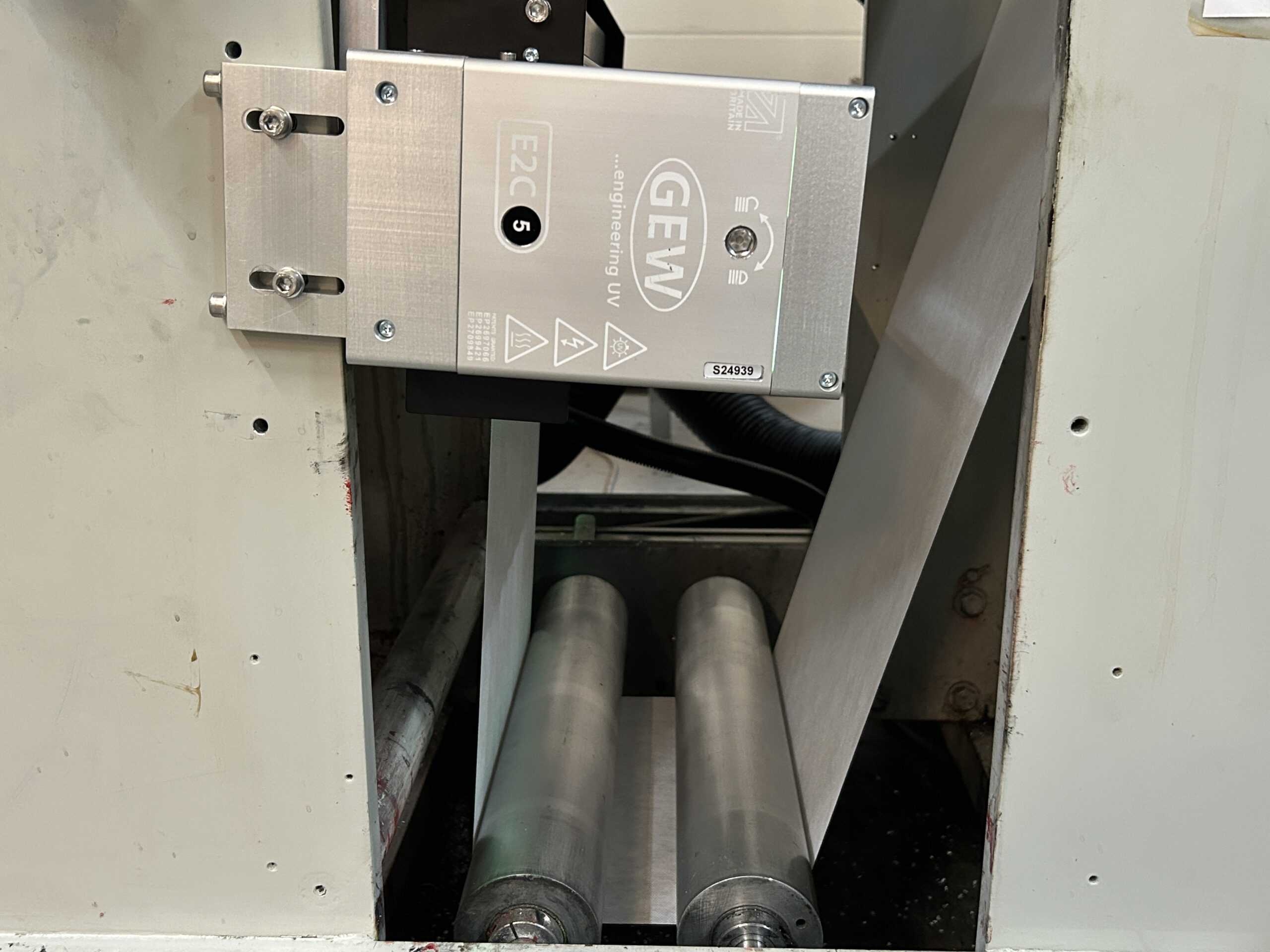 GEW's E2Cs on a customer's press in February 2025