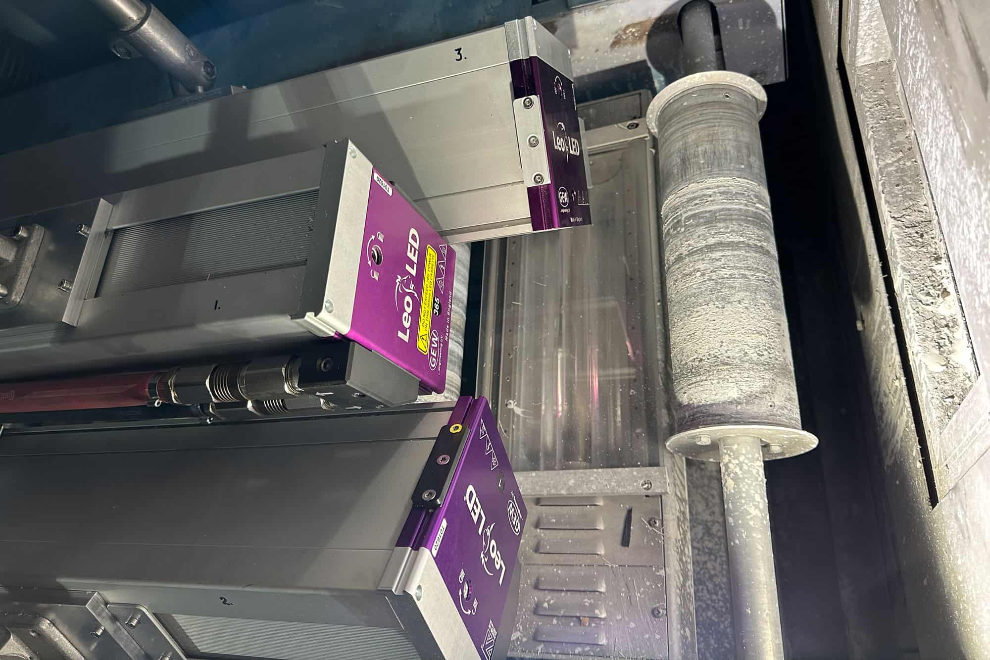 LeoLED on a wood coating application