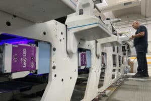 The management team took the bold step of upgrading all three presses to full UV LED.