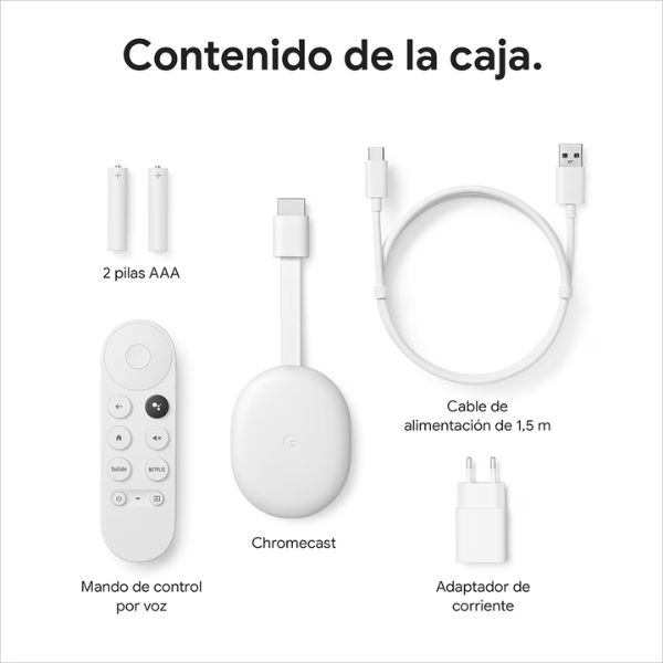 Streaming Google Chromecast HD con Google TV