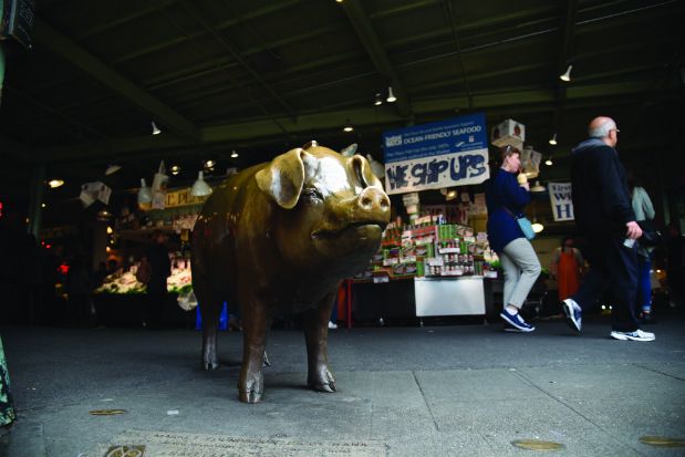 The Origins of Pike Place Market's Famous Pig The Origins of Pike Place Market's Famous Pig