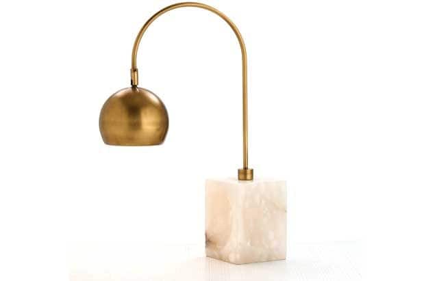 Brass and Marble Mix in the Jana Lamp