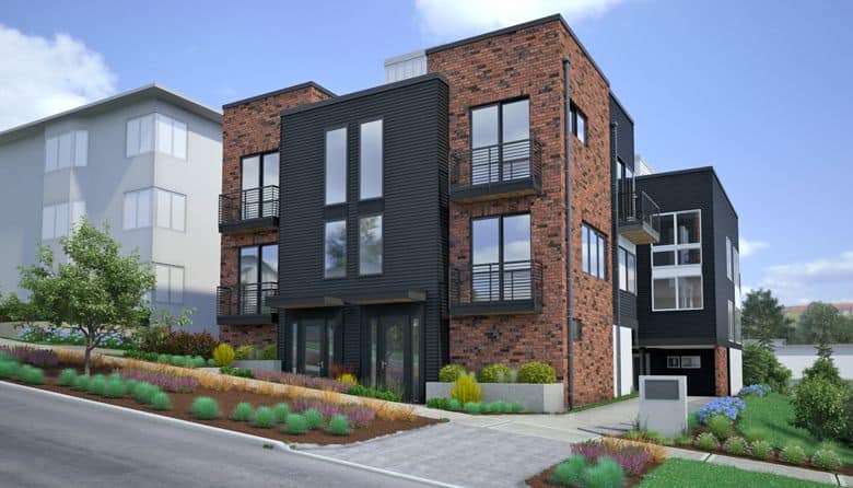 Seattle Town Houses Are Going Green