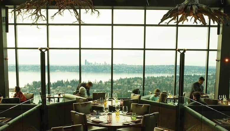 This Bellevue Steakhouse Wows With Soaring City-Views