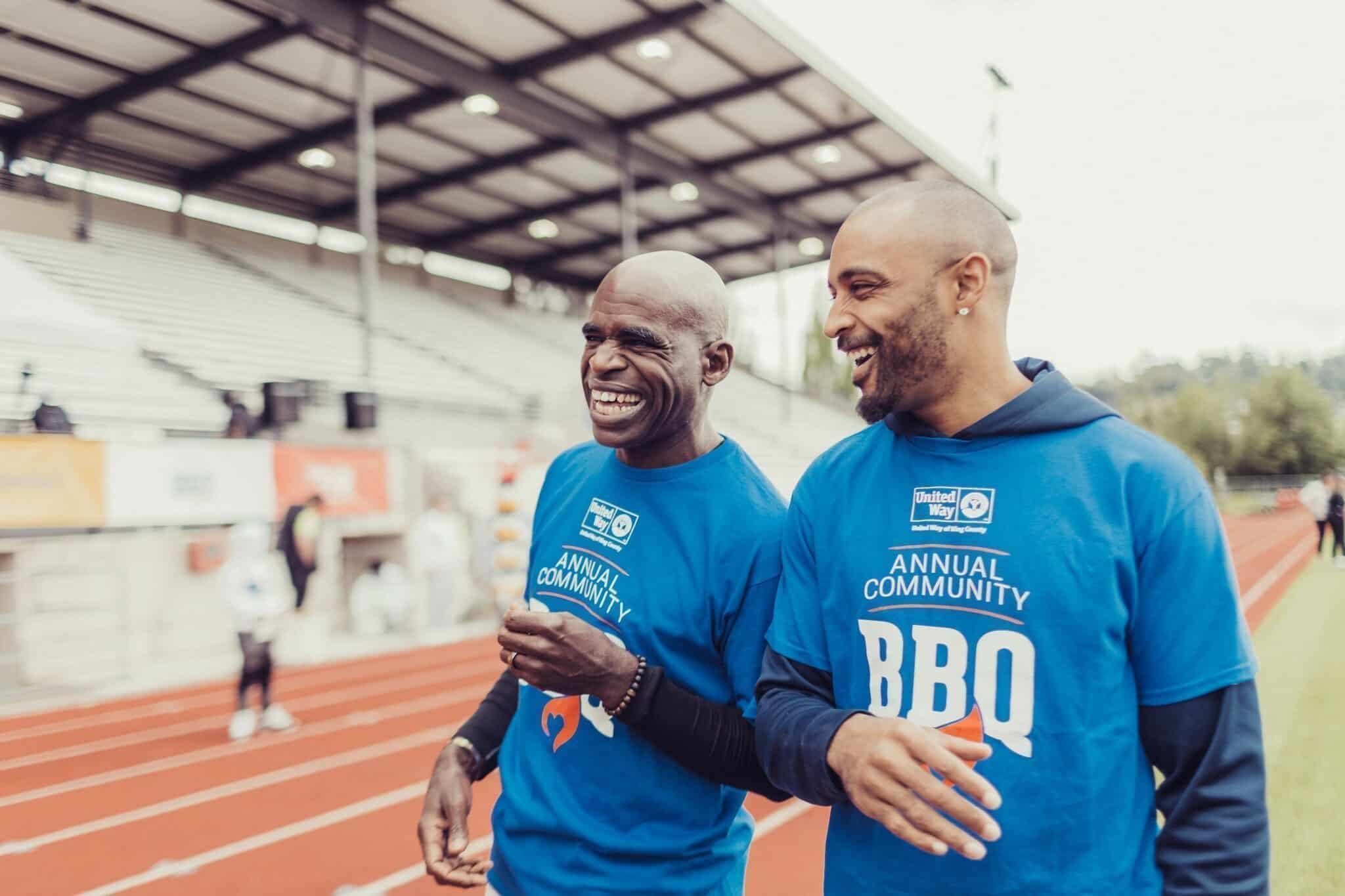 United Way President and CEO Gordon McHenry and event host Doug Baldwin.