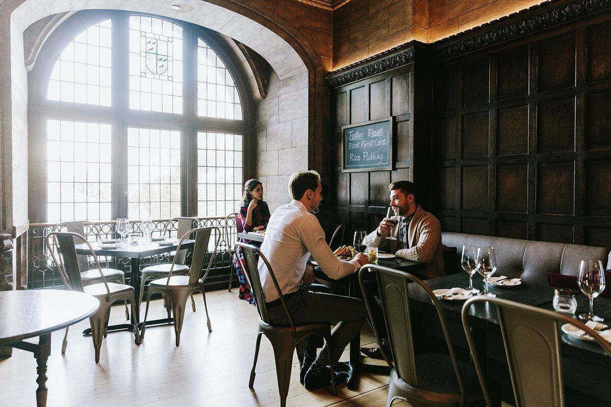 Restaurant at the Fairmont Banff Springs