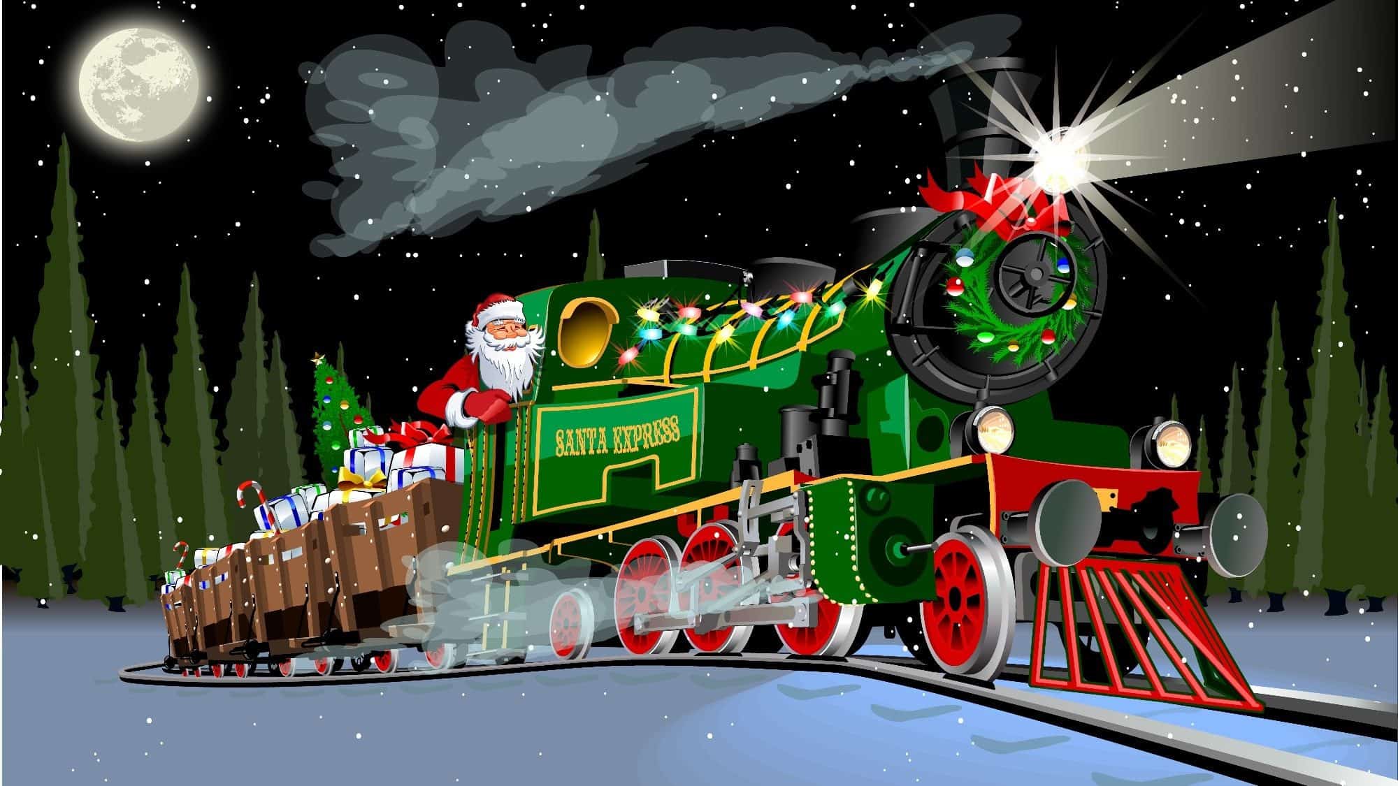 Santa Train Ride Seattle magazine