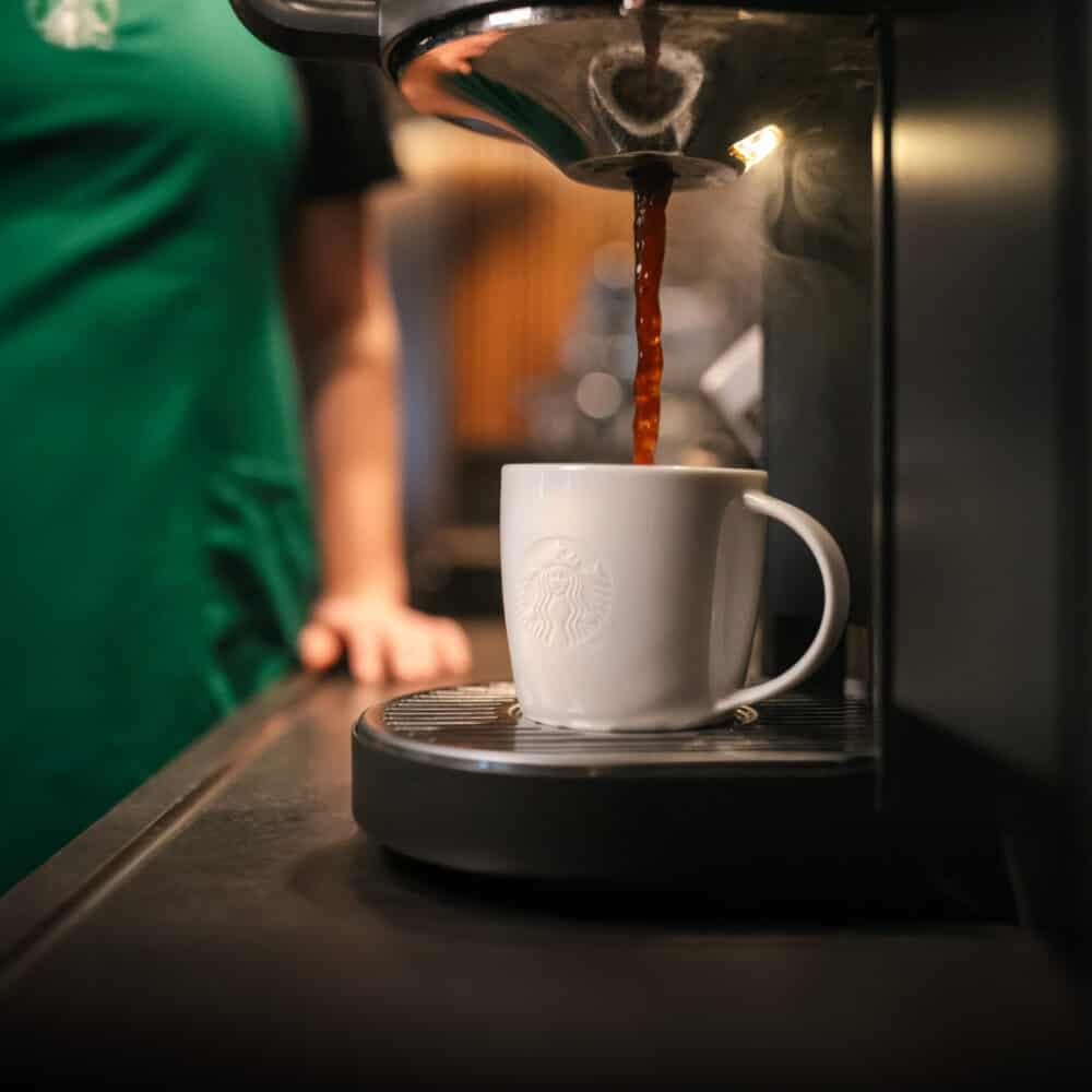 At Starbucks, Ceramic Mugs and Handwritten Notes