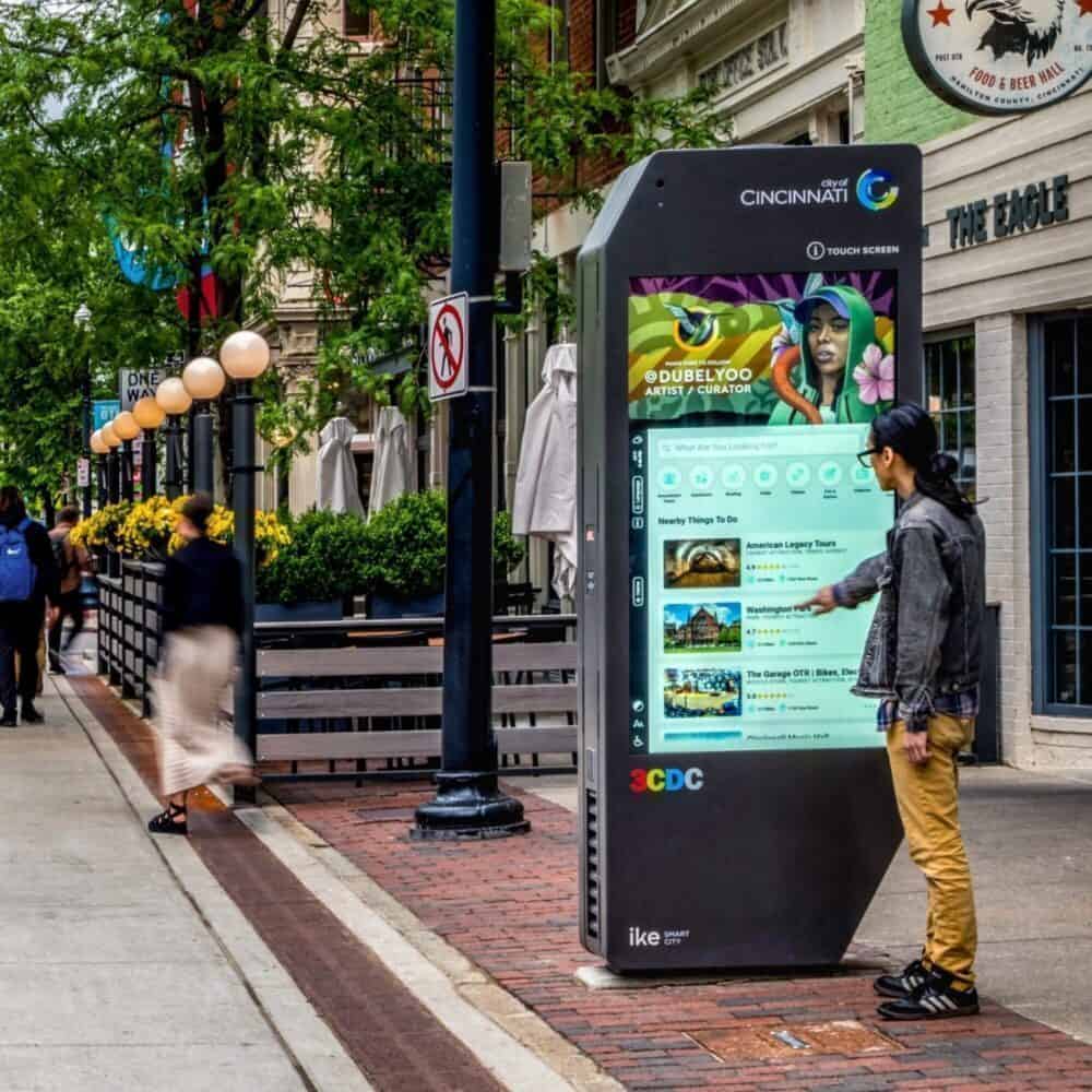 Sleek New Interactive Kiosks Promise to Boost Downtown Seattle Sleek New Interactive Kiosks Promise to Boost Downtown Seattle