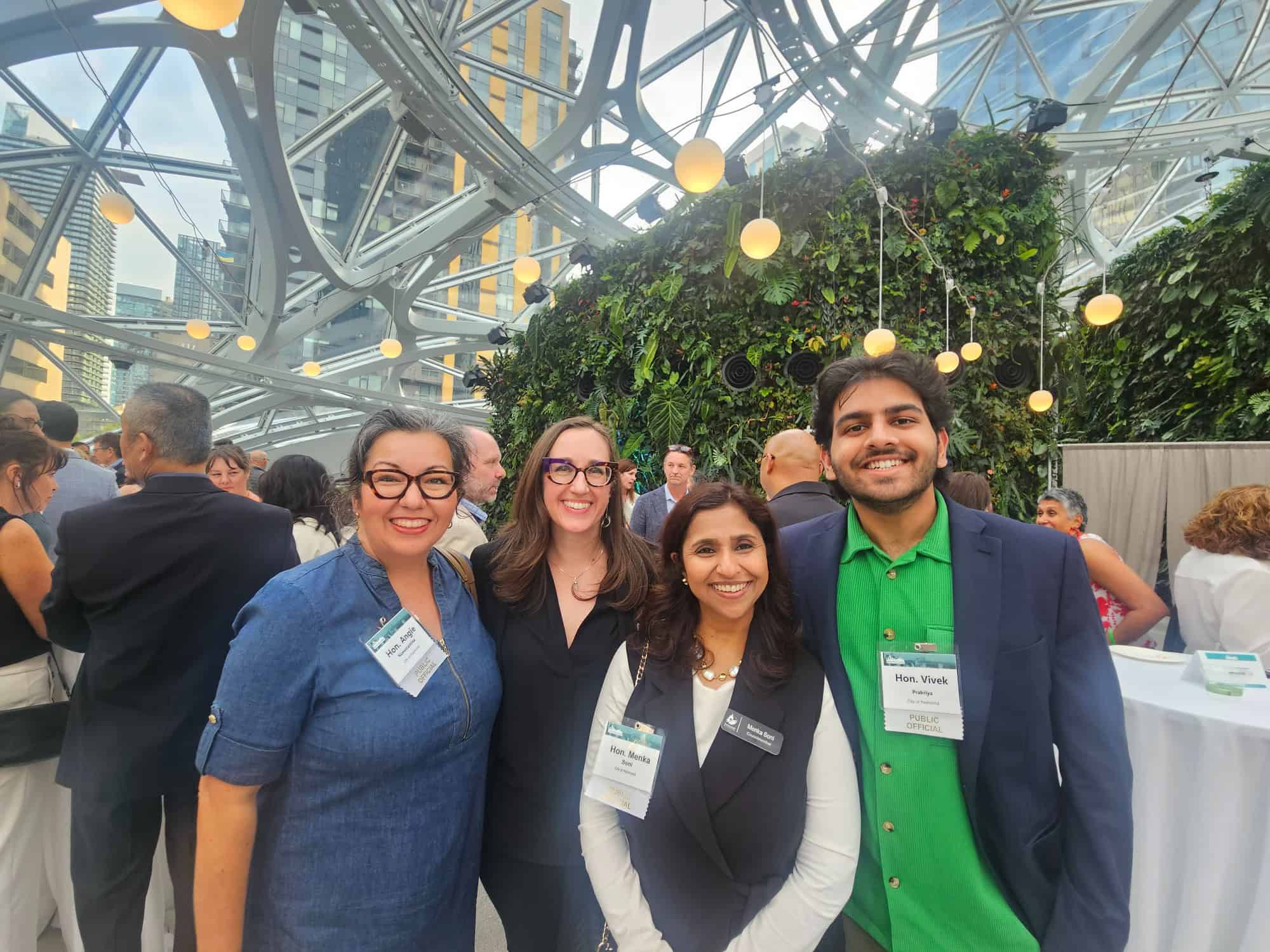 Seattle Chamber Members, Council members, Hon. Angie Nuevacamina, Hon. Menka Soni, Hon. Vivek Prakriya