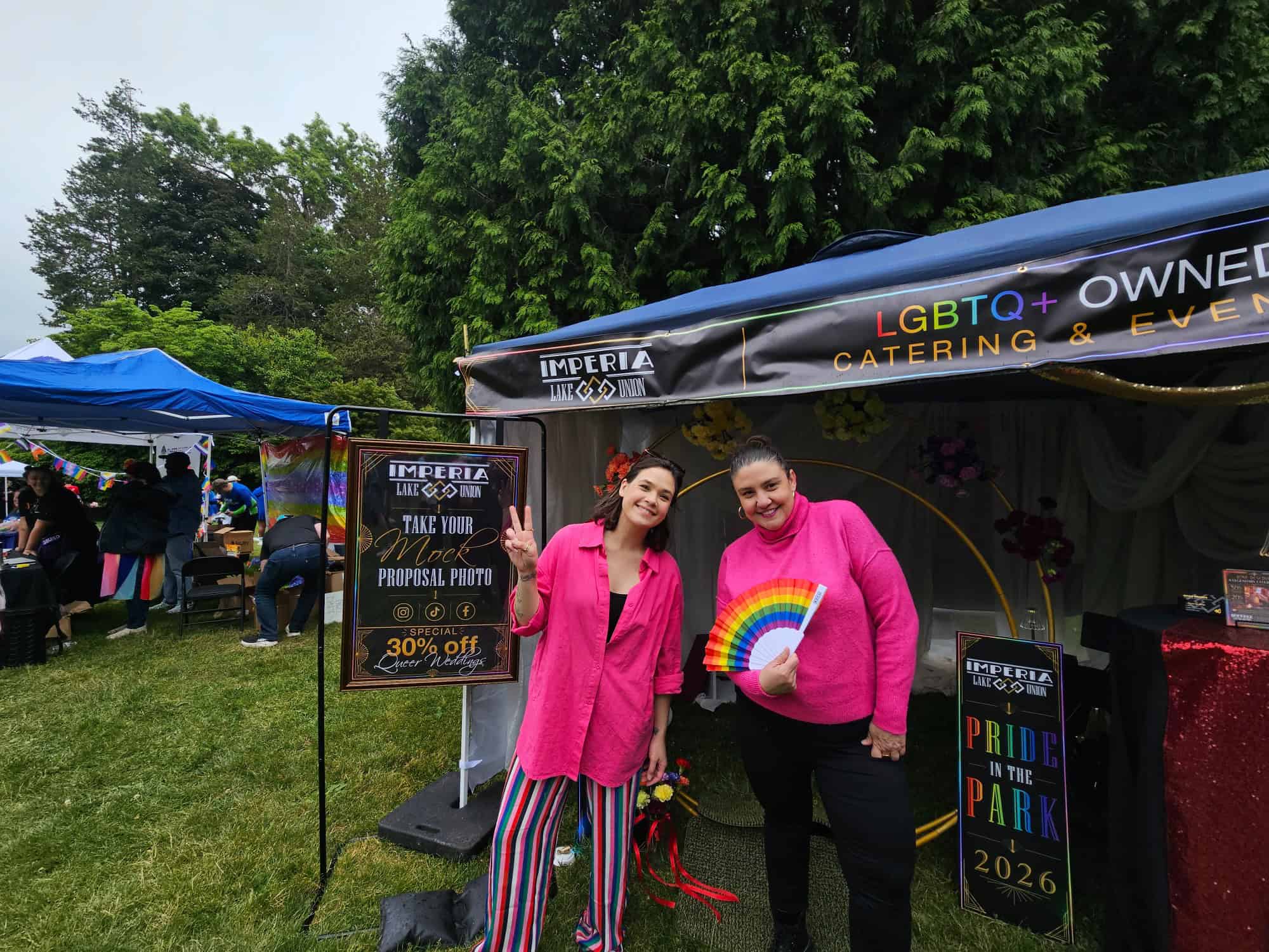 Nicole Paniagua, Tasia Fisher, of Imperia Lake Union, Event Space