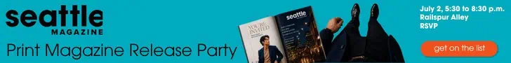 Join Seattle Magazine's Print Magazine Release Party—one of the top Seattle events! Happening July 2, 5:30–8:30 p.m. at Railspur Alley. RSVP now and hit “get on the list” to celebrate the latest in Seattle news.