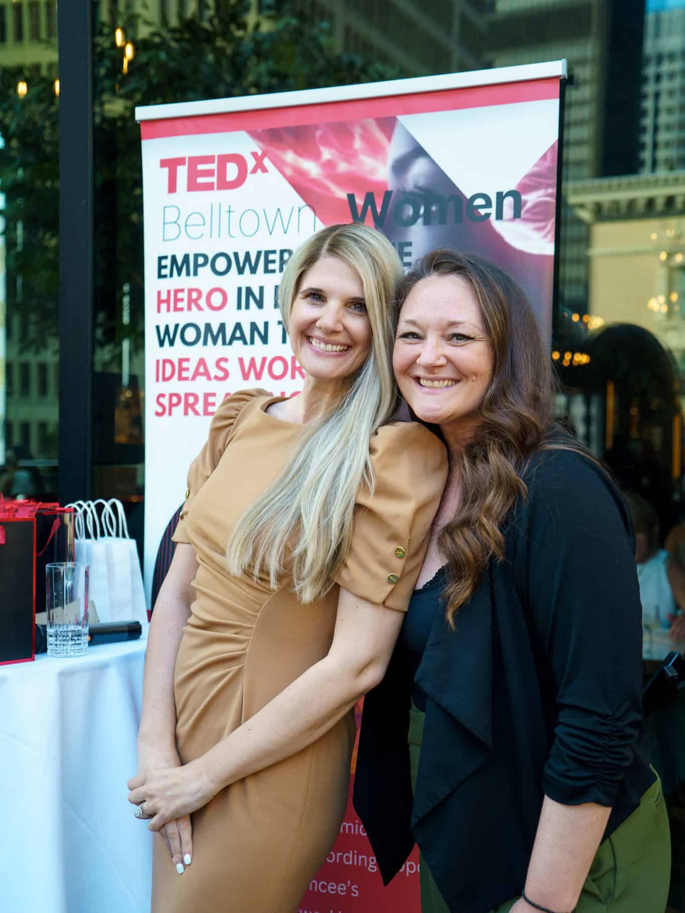 TEDx Volunteer Team Members, Lyndsay and Amanda