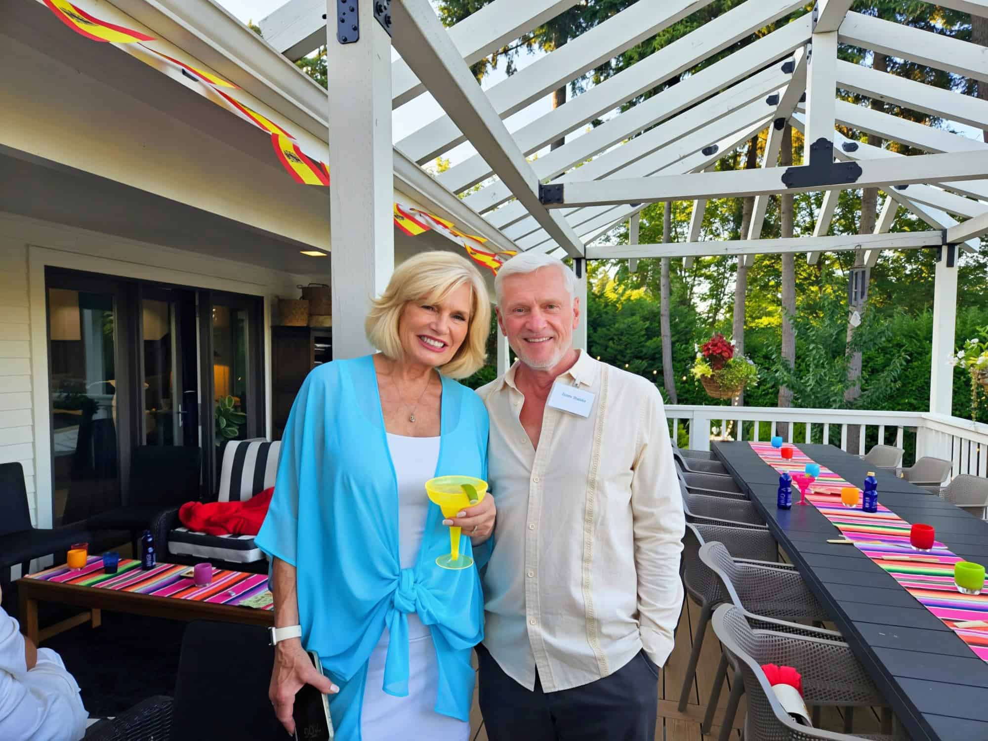 Randi Brazen event host, Kim Buike, guest